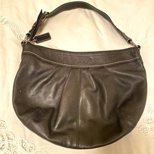 Y2K Vintage Black Coach Hobo Bag